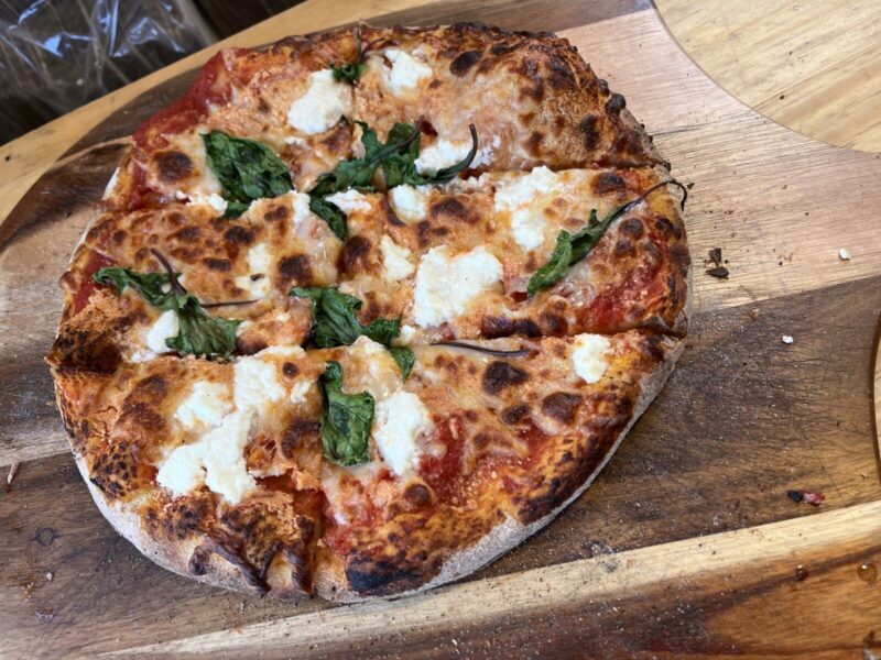 Pizza from Caravan Bakery