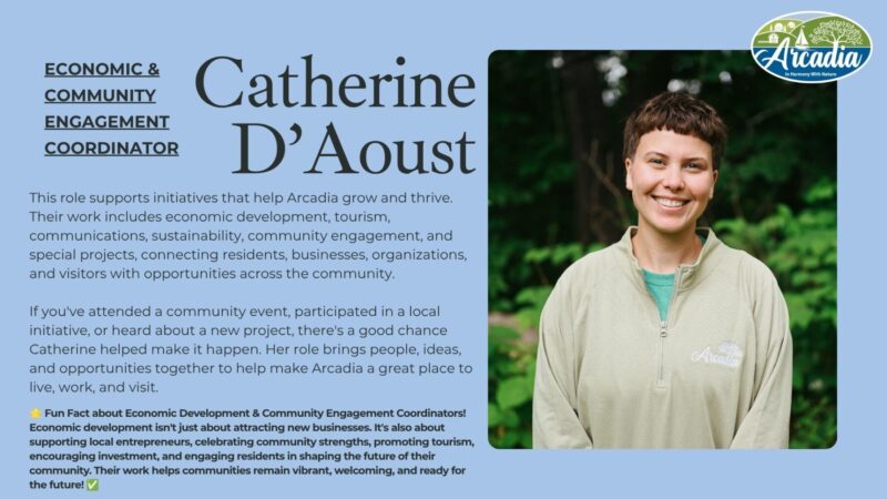 Day 5 of 7 | NB Municipality Week 2026 - Meet Arcadia's Staff