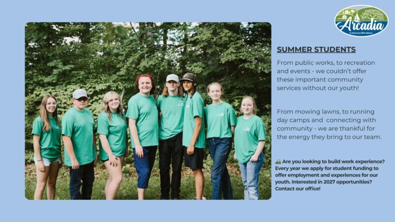 Day 5 of 7 | NB Municipality Week 2026 - Meet Arcadia's Staff